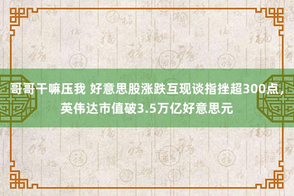 哥哥干嘛压我 好意思股涨跌互现谈指挫超300点，英伟达市值破3.5万亿好意思元