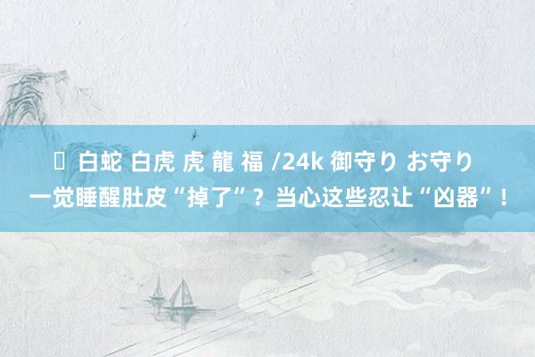 ✨白蛇 白虎 虎 龍 福 /24k 御守り お守り 一觉睡醒肚皮“掉了”？当心这些忍让“凶器”！