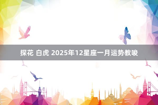 探花 白虎 2025年12星座一月运势教唆