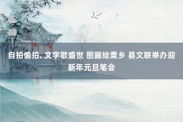 自拍偷拍. 文字歌盛世 图画绘栗乡 县文联举办迎新年元旦笔会